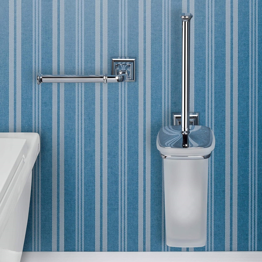 Immagine di Colombo Design PORTOFINO porta rotolo sinistro, finitura cromo  B3208SCR