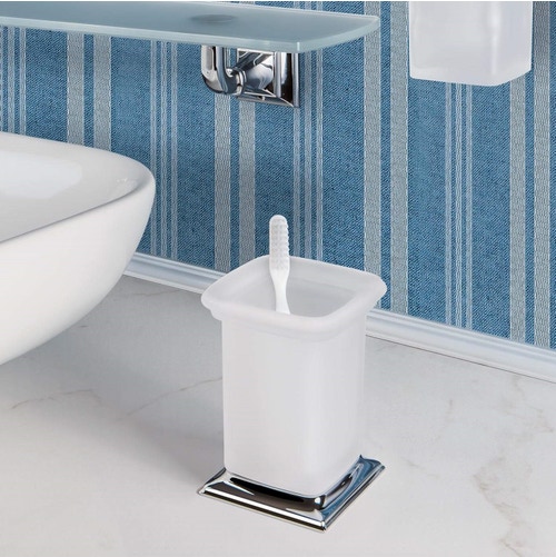 Immagine di Colombo Design PORTOFINO porta bicchiere d'appoggio, finitura cromo B32410CR-VAN