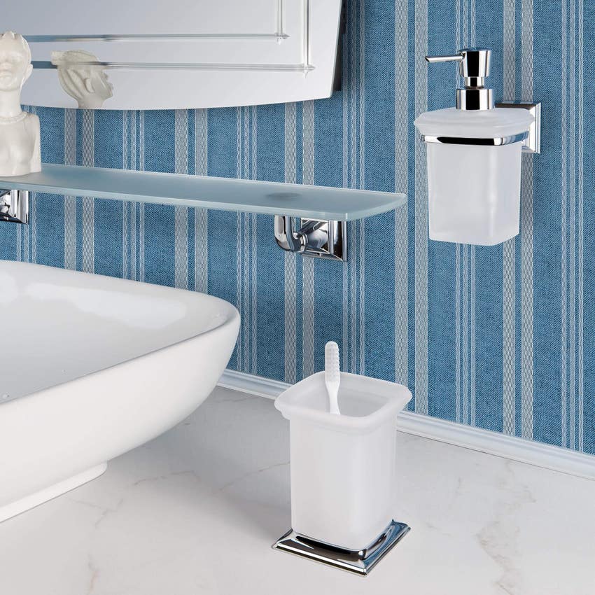 Immagine di Colombo Design PORTOFINO dispenser sapone liquido, finitura cromo B93250CR-VAN