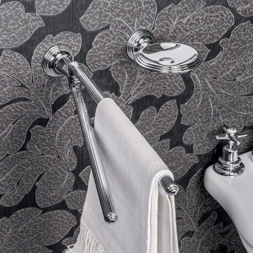 Immagine di Colombo Design HERMITAGE porta salvietta doppio a snodo, finitura cromo B33120CR