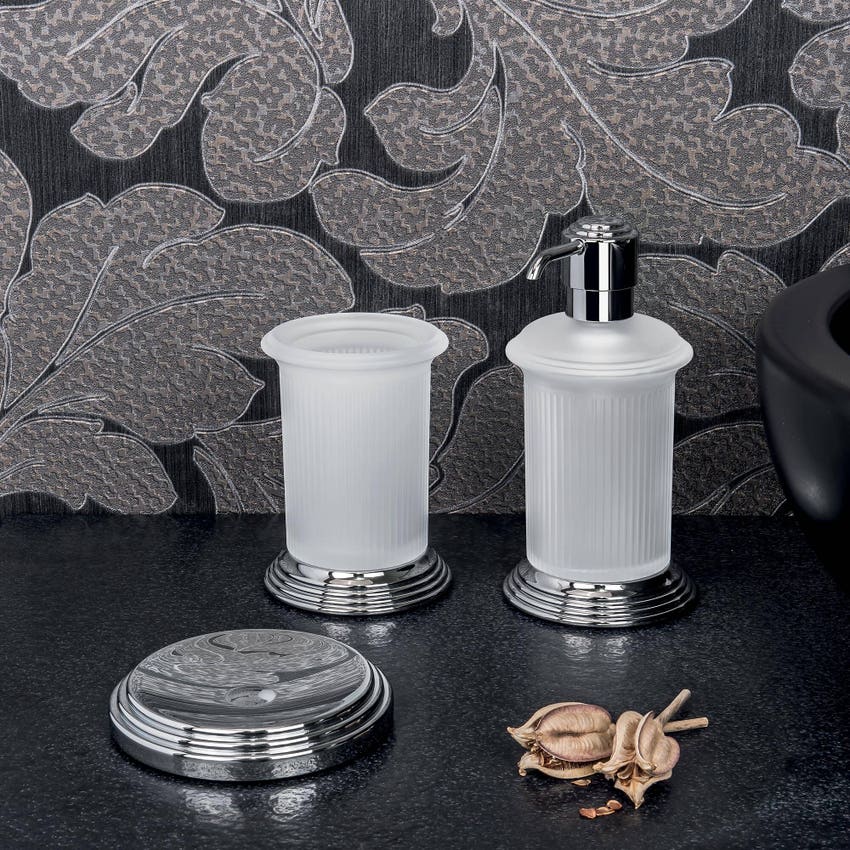 Immagine di Colombo Design HERMITAGE porta sapone d'appoggio, finitura cromo B33400CR