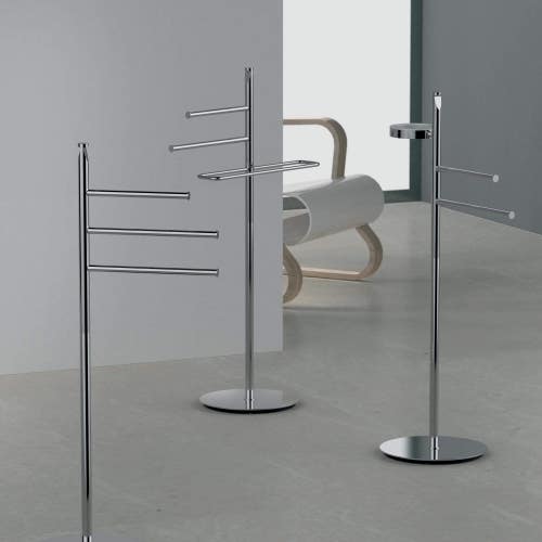 Immagine di Colombo Design PLANETS piantana con tre porta salvietta, finitura cromo  B98150CR