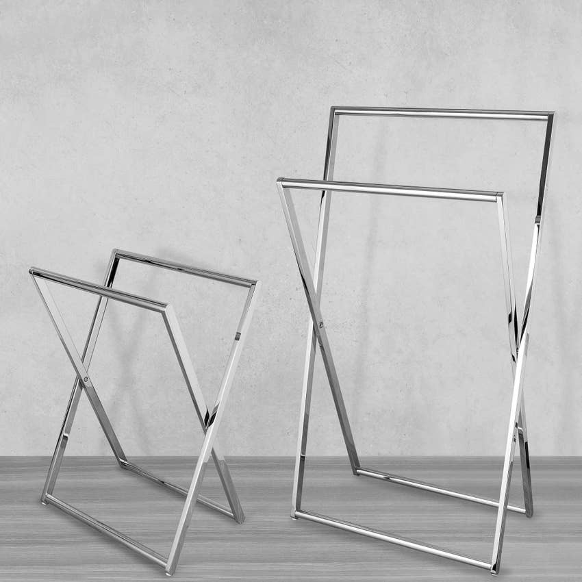 Immagine di Colombo Design Cavalletto porta salviette H.89 cm, finitura cromo B97370CR