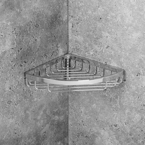 Immagine di Colombo Design Angolare semplice con gancio, finitura cromo B96020CR