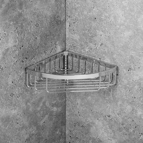 Immagine di Colombo Design Angolare semplice con gancio, finitura cromo B96160CR