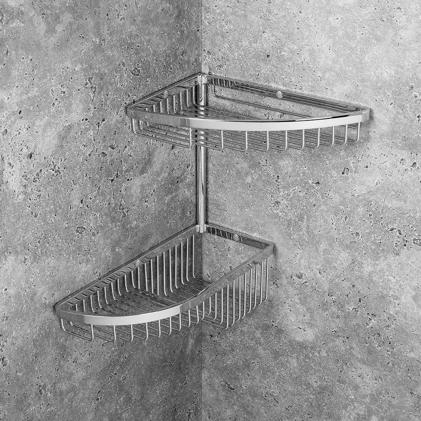 Immagine di Colombo Design Angolare doppio, finitura cromo B96070CR