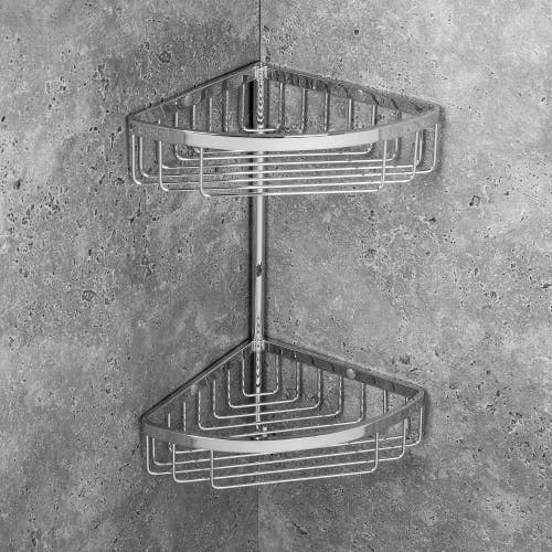 Immagine di Colombo Design Angolare doppio con gancio, finitura cromo B96170CR