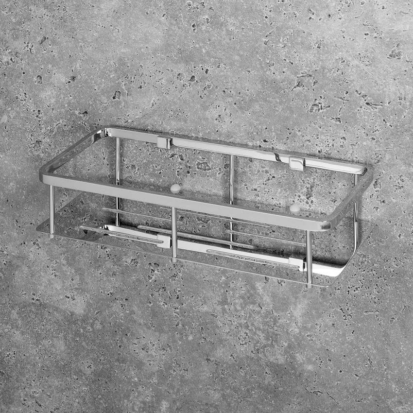 Immagine di Colombo Design Angolare rettangolare sganciabile per box doccia, finitura cromo B96400CR