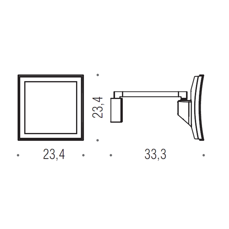 Colombo Design B97550CR Specchio da appoggio con luce a led incorporata,  finitura cromo