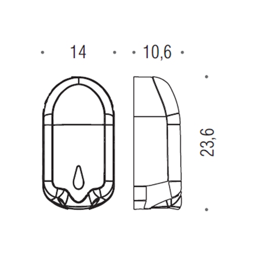 Immagine di Colombo Design CONTRACT distributore elettronico di sapone e gel ignienizzante touchless, coloore bianco B99870-BI