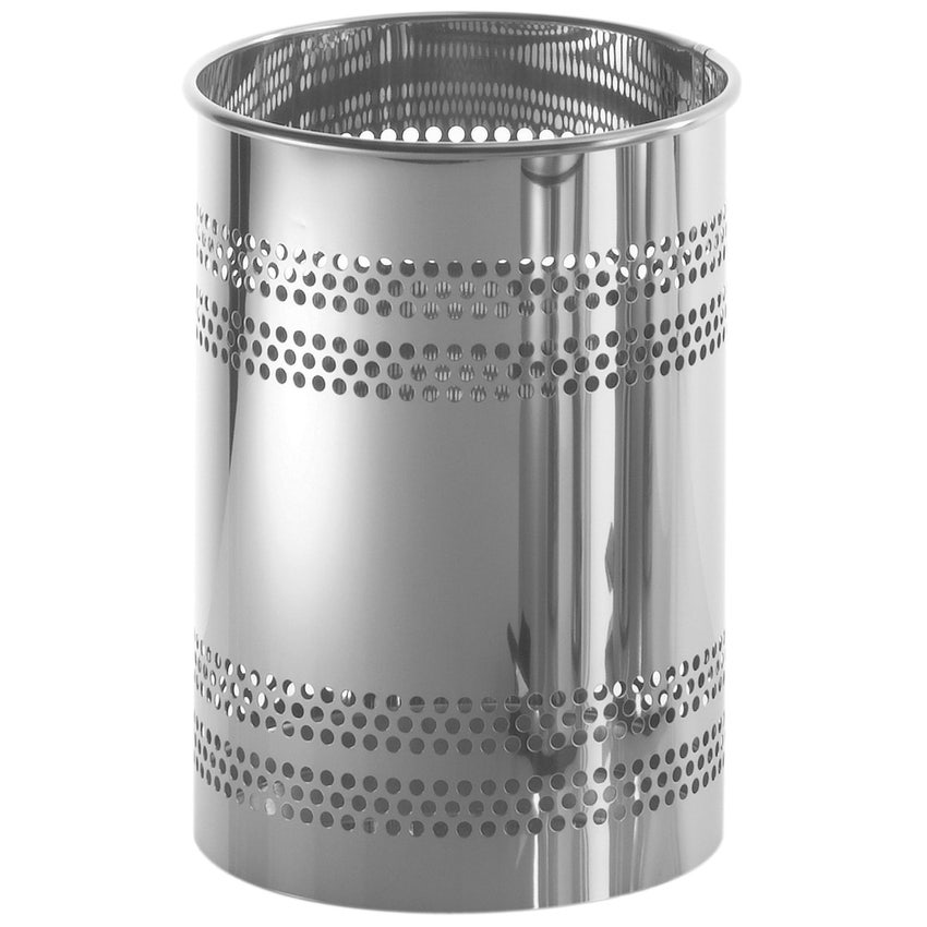 Immagine di Colombo Design CONTRACT cestino gettacarte in acciaio inox, finitura cromo B99640CR