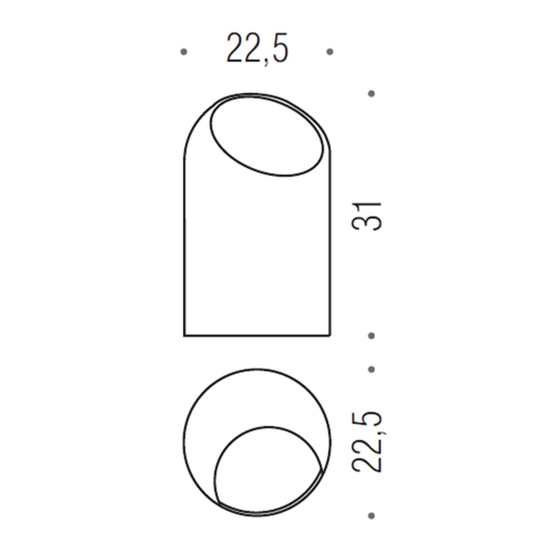 Immagine di Colombo Design CONTRACT cestino gettacarte in ABS, colore bianco B99690-BI