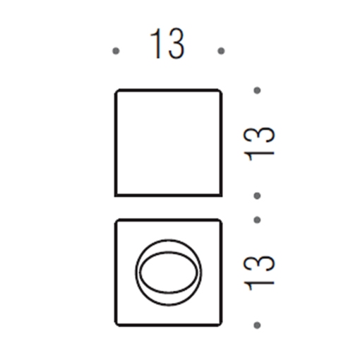 Immagine di Colombo Design CONTRACT porta Kleenex quadrato in ABS cromato, finitura cromo B99960CR