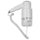 Colombo Design CONTRACT asciugacapelli da parete con presa universale per rasoio 110/220 V, colore bianco B99950