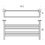 Immagine di Colombo Design BASIC rack porta salvietta, finitura cromo B27870CR