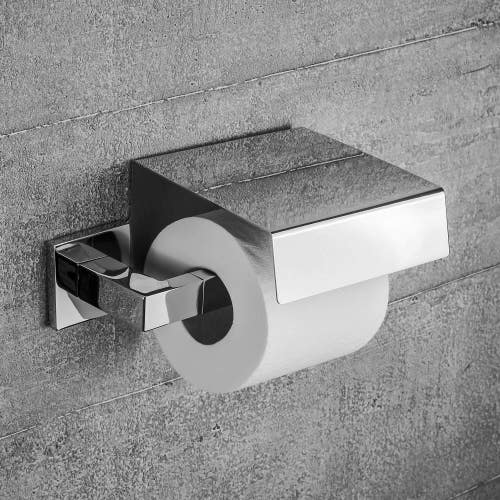Immagine di Colombo Design BASICQ porta rotolo coperto, finitura cromo B37910CR