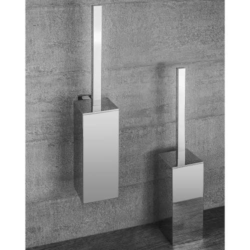 Immagine di Colombo Design BASICQ porta scopino a parete, finitura cromo B37070CR