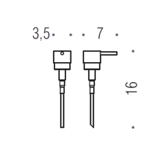 Immagine di Colombo Design RICAMBIO pompetta per spandisapone, finitura cromo B93780CR