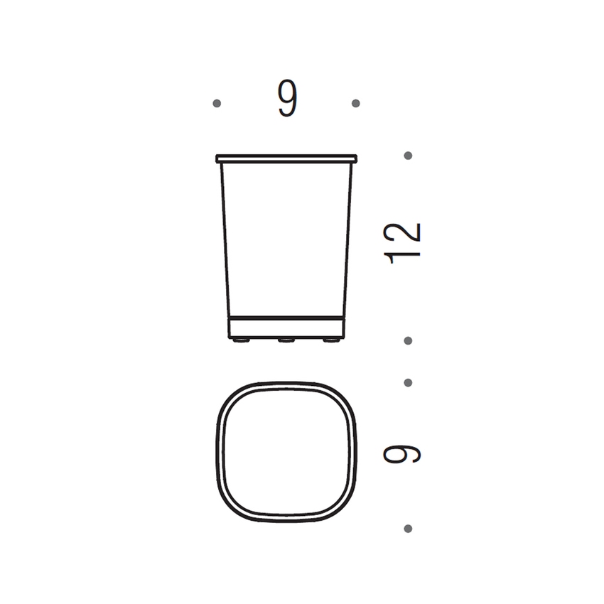 Immagine di Colombo Design ALIZÈ set da appoggio con porta sapone, dispenser sapone e bicchiere, finitura cromo SETAL001