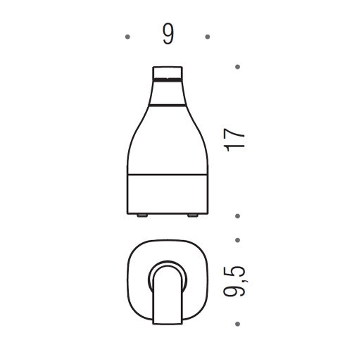 Immagine di Colombo Design ALIZÈ set da appoggio con porta sapone, dispenser sapone e bicchiere, finitura cromo SETAL001