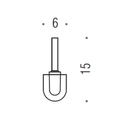 Immagine di Colombo Design RICAMBIO ciuffo in setola con prolunga B18570