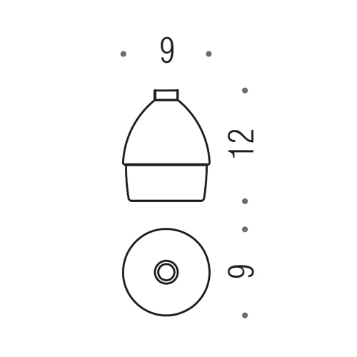 Immagine di Colombo Design RICAMBIO contenitore per dispenser sapone B93510-VAN