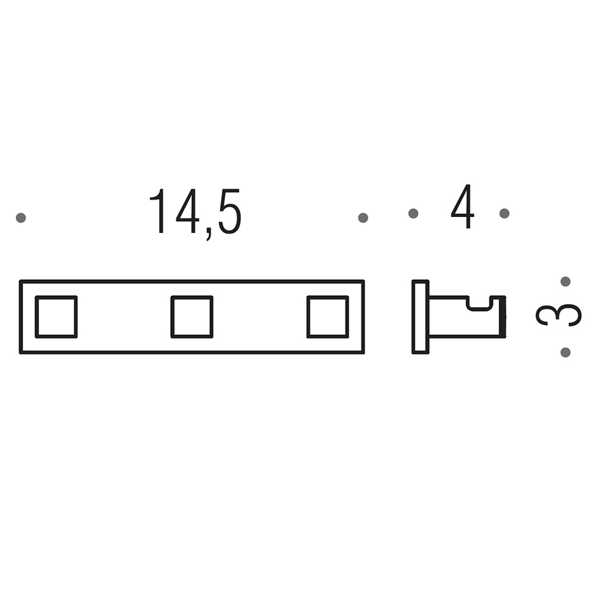 Immagine di Colombo Design LOOK appenditutto, finitura vintage lucido BLC37-VL