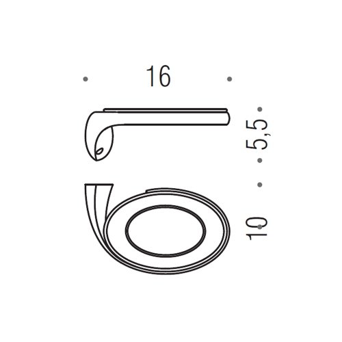 Immagine di Colombo Design LINK porta sapone destro, finitura cromo B2401DCR-VAN