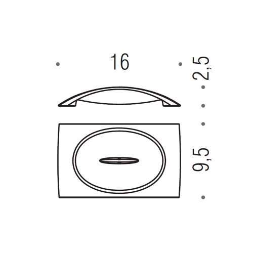 Immagine di Colombo Design LINK porta sapone d'appoggio, finitura cromo B24400CR