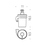 Immagine di Colombo Design LINK dispenser sapone a muro destro, finitura cromo B9310DCR-VAN
