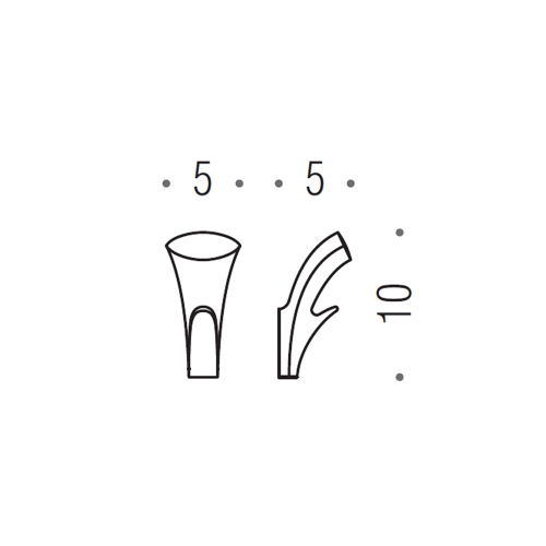 Immagine di Colombo Design LINK appendiabiti, finitura cromo BAR27-CR