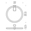 Immagine di Colombo Design LUNA porta salviette ad anello, finitura cromo  B01110CR