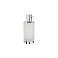 Colombo Design B93240CR-CNO NORDIC dispenser sapone d'appoggio, finitura  cromo/nero opaco