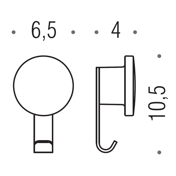 Porta salviette doppio e porta rotolo - Dot