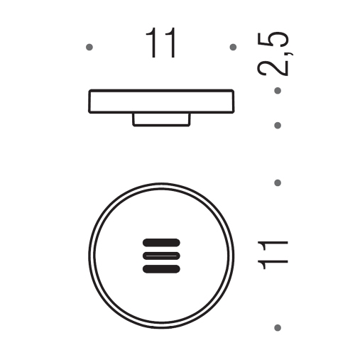 Immagine di Colombo Design RICAMBIO porta sapone, vetro acidato naturale B52510-VAN