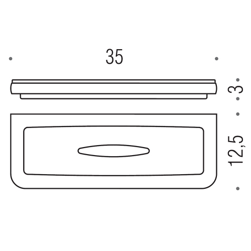 Immagine di Colombo Design LULÙ porta spugna, finitura cromo   B62030CR-VAN