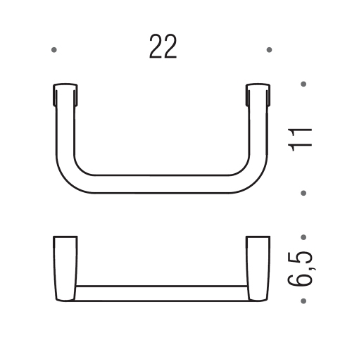 Immagine di Colombo Design LULÙ set a muro con portascopino, porta rotolo, appenditutto, dispenser sapone e porta salviette, finitura cromo SETLU002