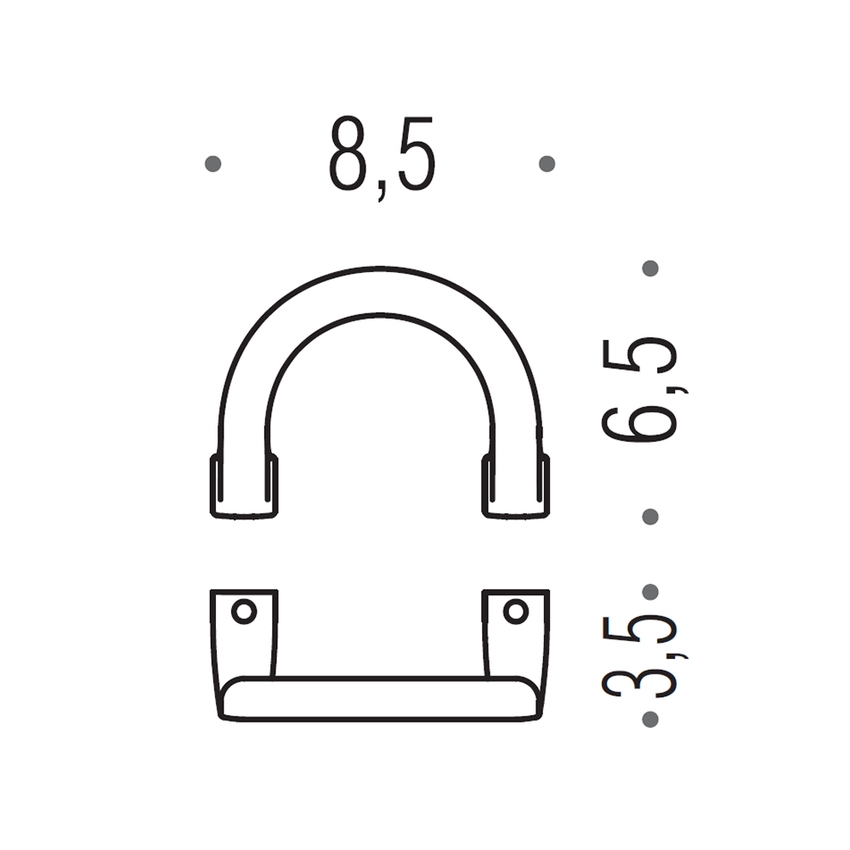 Immagine di Colombo Design LULÙ appendiabiti, finitura cromo  BLC47-CR