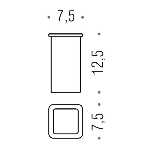Immagine di Colombo Design RICAMBIO bicchiere, vetro acidato naturale B62520-VAN
