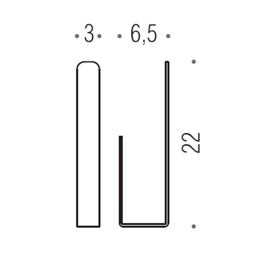 Immagine di Colombo Design OVER porta rotolo verticale, finitura satinato (fissaggio biadesivo) B70900SS