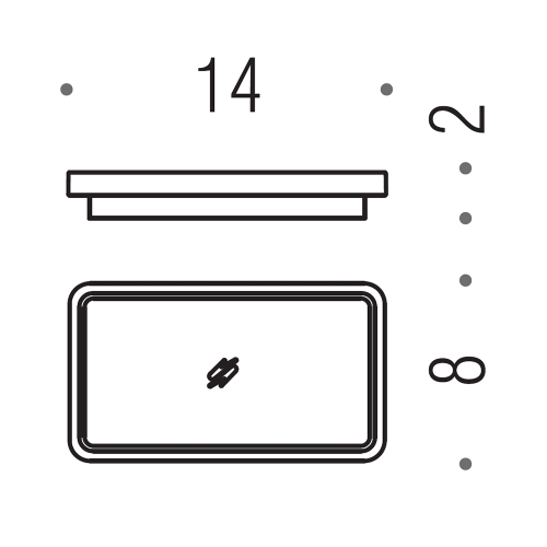 Immagine di Colombo Design RICAMBIO vetro per porta sapone, vetro acidato naturale B70510-VAN