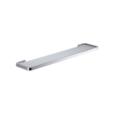 Immagine di Colombo Design TIME mensola in acciaio inox, con ripiano, finitura cromo  W42160CR