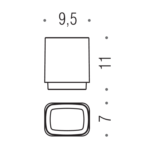 Immagine di Colombo Design TIME set da appoggio con dispenser sapone, porta sapone e bicchiere, finitura cromo SETTI005