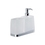 Immagine di Colombo Design TIME porta bicchiere e dispenser per sapone liquido, finitura cromo  W42710CR-VAN