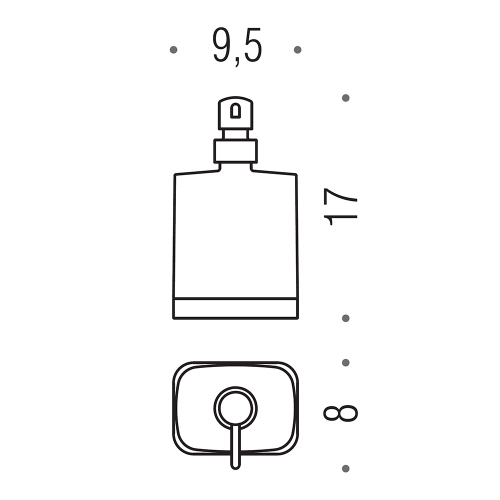 Immagine di Colombo Design TIME set a muro con porta scopino, porta rotolo coperto, appenditutto, porta salviette reversibile e dispenser sapone, finitura cromo SETTI002