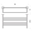 Immagine di Colombo Design HERMITAGE rack porta salvietta, finitura cromo B33870CR
