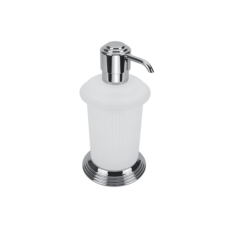 Dispenser Automatico Sapone Liquido Bianco/Grigio Linea Deluxe -  Iperceramica