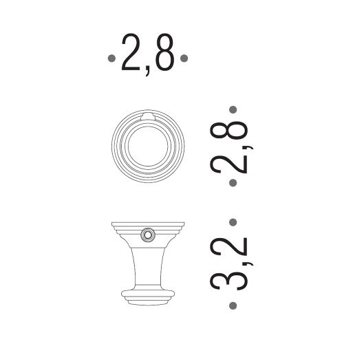 Immagine di Colombo Design HERMITAGE appenditutto, finitura cromo BLC77-CR