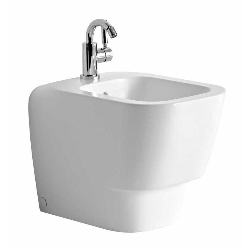 Immagine di Pozzi Ginori Q3 bidet per allacciamento acqua interno, bianco 43251000