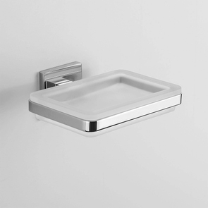 Immagine di Colombo Design BASICQ porta sapone, finitura cromo B37010CR-VAN
